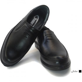 تصویر کفش مردانه چرم طبیعی وستا کشی مشکی ارسال رایگان با گارانتیVESTA 