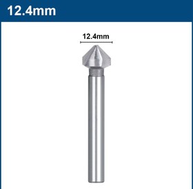 تصویر مته خزینه (پخ زن) سایز12.4 میلیمتر HSS 