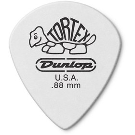 تصویر پیک گیتار DUNLOP TORTEX WHITE JAZZ III PICK .88mm 