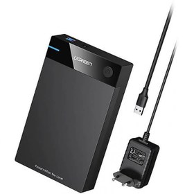 تصویر باکس هارد 3.5 اینچ USB 3.0 یوگرین 50422/US222 UGREEN US-222 USB 3.0 3.5" HDD Case / 50422