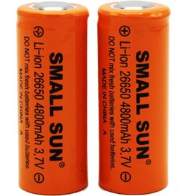 تصویر باتری لیتیوم استوانه ای Small Sun 26650 4800mAh ا Small Sun 26650 4800mAh Lithium battery Small Sun 26650 4800mAh Lithium battery