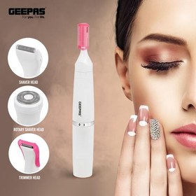 تصویر موزن 4 کاره شارژی جی پاس مدل GLS86058 4-In-1 Rechargeable Ladies Grooming Set,