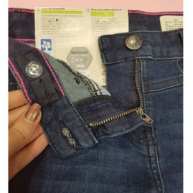 تصویر شلوار جین دخترانه برند پپریتس سایزبندی 12 تا 13 سال Peprits brand jeans for girls, size 12 to 13 years