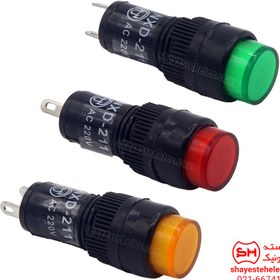 تصویر چراغ سیگنال 220v (قطر10) 