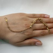 تصویر دستبند طلا رولو زنجیری 