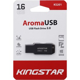 تصویر فلش مموری کینگ استار مدل KS201 ظرفیت 32 گیگابایت ا AROMA KS201 32GB USB 2.0 Flash Memory AROMA KS201 32GB USB 2.0 Flash Memory
