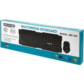 تصویر موس و کیبورد Macher MR-350 Macher MR-350 Keyboard And Mouse