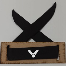 تصویر هدبند برند ویکتور - سفید VICTOR HEADBAND