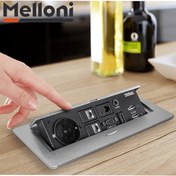 تصویر پریز توکار کابینتی ملونی مدل 10092 