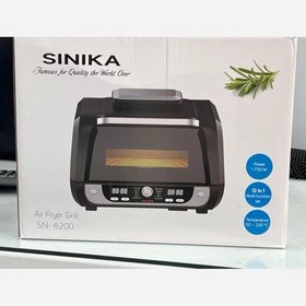 تصویر گریل و سرخ کن چندکاره sinika مدل 6200 garil ve sarkh kon chandkareh sinika madel 6200