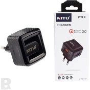 تصویر شارژر نیتو Type-c فست شارژ مدل nitu nt-tc040f عمده 