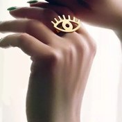 تصویر انگشتر برنجی چشم 