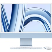 تصویر آی مک 24 اینچ M3 آبی MQRC3 سال 2023 iMac 24 inch M3 Blue MQRC3 8-Core GPU 256GB 2023