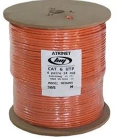 تصویر کابل شبکه نگزنس مدل CAT6 UTP 0/50 cu ATRINET 