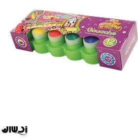 تصویر گواش پازلی 12رنگ ارژنگ 