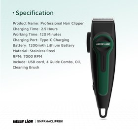 تصویر ماشین اصلاح موی سر گرین لاین Professional Clipper Professional Hair Clipper