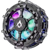 تصویر خنک کننده رادیاتوری موبایل مدل JS80 مگنتی و گیره دار 