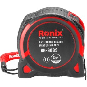 تصویر متر دستی رونیکس مدل RH-9039 سایز ۵ متری روکش دار دو طرفه نشکن 