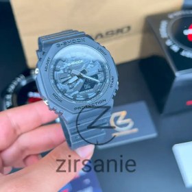 تصویر ساعت مچی جیشاک GA_2100 اسپرت مشکی صفحه چریکی G_shock