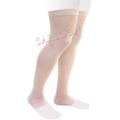 تصویر جوراب واریس (درجه یک) با کف بالای زانو طب و صنعت Varicose sock (grade one) with sole above the knee, medicine and industry 