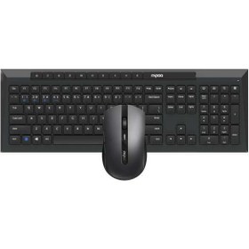 تصویر کیبورد و موس بی سیم رپو مدل 8210M Rapoo 8210M Multi-mode Wireless Keyboard and Mouse