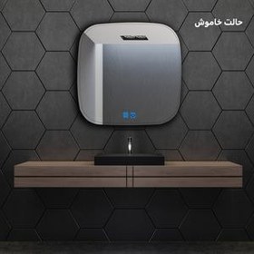 تصویر آینه سرویس بهداشتی دلفین مدل ضدبخار TCH-HT-SQ 61 آینه سرویس بهداشتی دلفین مدل