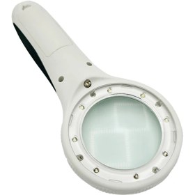 تصویر ذربین دستی 8 ال ای دی 