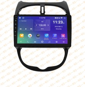 تصویر مانیتور اندروید 7 اینچ ماشین و پخش فابریک خودرو پژو 206 مدل P100 Peugeot 206 Car MultiMedia 7 Inch Android P100