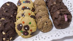 تصویر کوکی نسکافه ای گردویی 