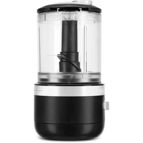 تصویر 5Kfcb519Ebm بی سیم 119 لیتر آشپزخانه سعی در مات سیاه Kitchenaid 