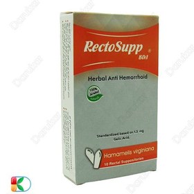 تصویر شیاف ركتوساپ 10 عددی بهتا دارو Behta Daru Recto Supp Suppositories