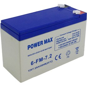 تصویر باتری دزدگیر اماکن Power Max ا PowerMax Battery 12V 7.2A PowerMax Battery 12V 7.2A