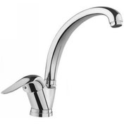 تصویر شیر ظرفشویی اهرمی مدل اردکی کاتریج ۴۰ رنگ کروم 