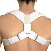 تصویر بانداژ ترقوه بند چیپسو کد CL141 - رنگ:کرم - سایز:XL 