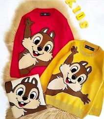 تصویر بلوز بافت بچگانه سنجاب 064 سایز ۵۵ رنگ خردلی 