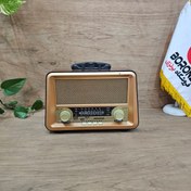 تصویر رادیو رومیزی شارژی دکوراتیو برند golon 