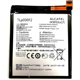 تصویر باتری مدل TLP030F2 با ظرفیت 3000mAh مناسب برای گوشی بلک بری DTEK60 