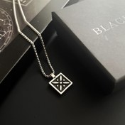 تصویر گردنبند درفش کاویانی استیل ۳۱۶ سایز ۶۰ سانتیمتر 