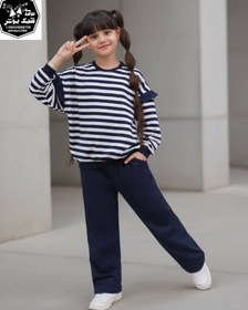 تصویر بلوزشلواردخترانه - طوسی / ۶۵ 