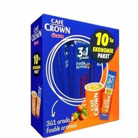 تصویر کافی میکس فندقی کافه کرون Cafe Crown بسته 10 عددی 