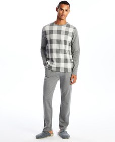 تصویر Standart Kalıp Erkek Pijama Takımı 