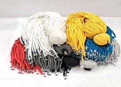 تصویر بند قیطانی سر آهنی 144عددی رنگبندی 140 سانت 