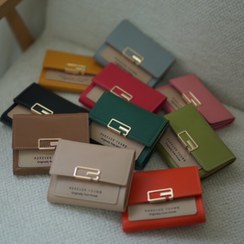 تصویر کیف پول و جاکارتی دخترانه فانتزی رنگی 