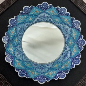 تصویر آیینه میناکاری همراه با قاب PVC کد DK25232 