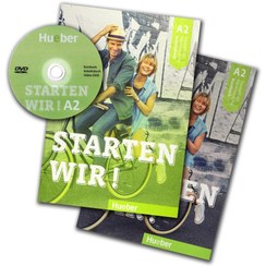 تصویر Starten Wir Sb&Wb A2 کتاب زبان آلمانی اشتارتن ویر Starten Wir A2 کتاب دانش آموز رنگی و کتاب کار رنگی تحریر