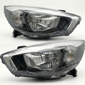 تصویر چراغ جلو شاهین سایپا یدک کروز با لامپ و موتور کامل جفت 