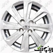 تصویر رینگ تویوتا یاریس 15 اینچی رنگ سیلور 