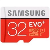 تصویر کارت حافظه microSDHC سامسونگ مدل Evo Plus کلاس 10 استاندارد UHS-I U1 سرعت 95MBps همراه با آداپتور SD ظرفیت 32 گیگابایت 