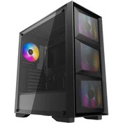 تصویر کیس کامپیوتر دیپ کول Matrexx 50 Mesh 4FS RGB Mid Tower مشکی DeepCool Matrexx 50 Mesh 4FS RGB Mid Tower Black Computer Case