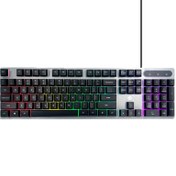 تصویر کیبورد گیمینگ اچ پی مدل K100 HP K100 RGB Gaming Keyboard